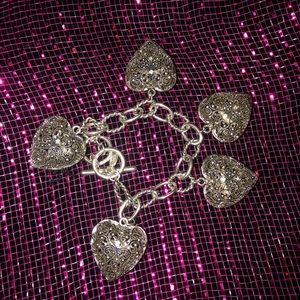 Puffed Heart Bracelet